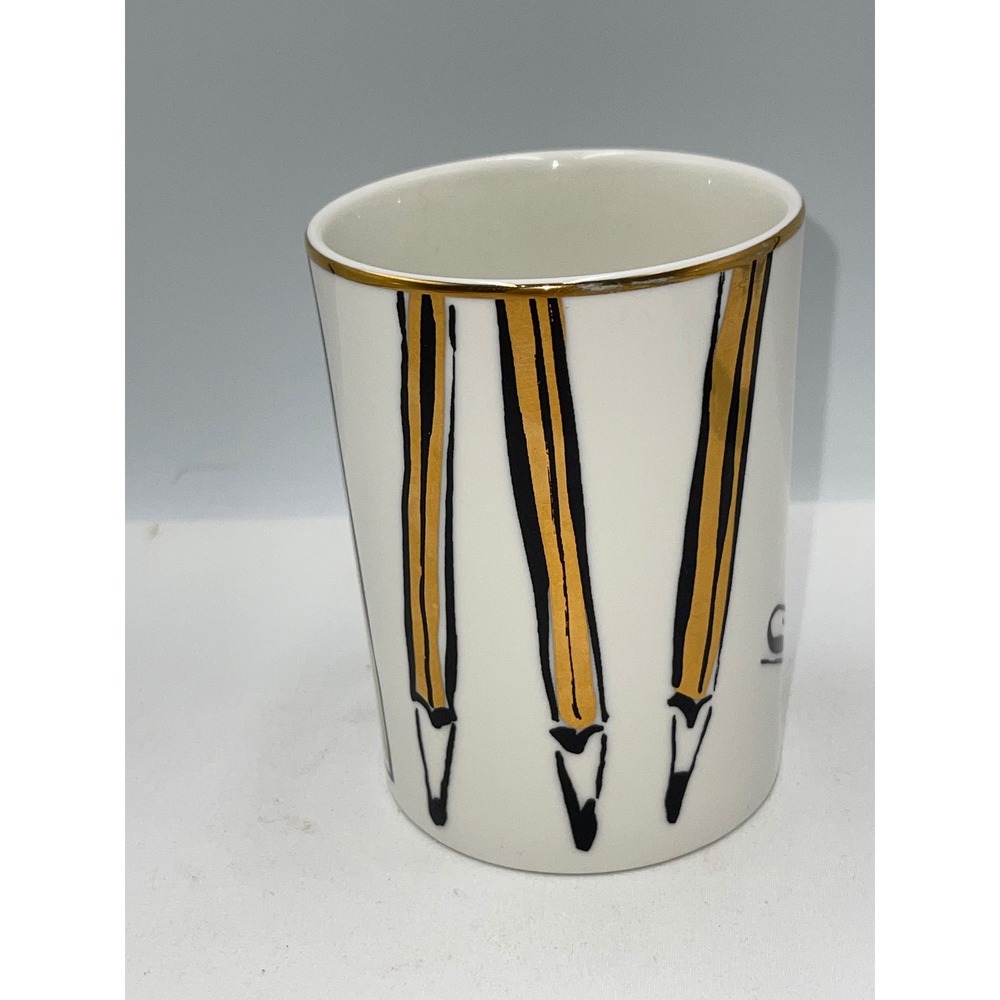 Kate Spade Lenox Pencil Cup White Daisy Place Office Decor